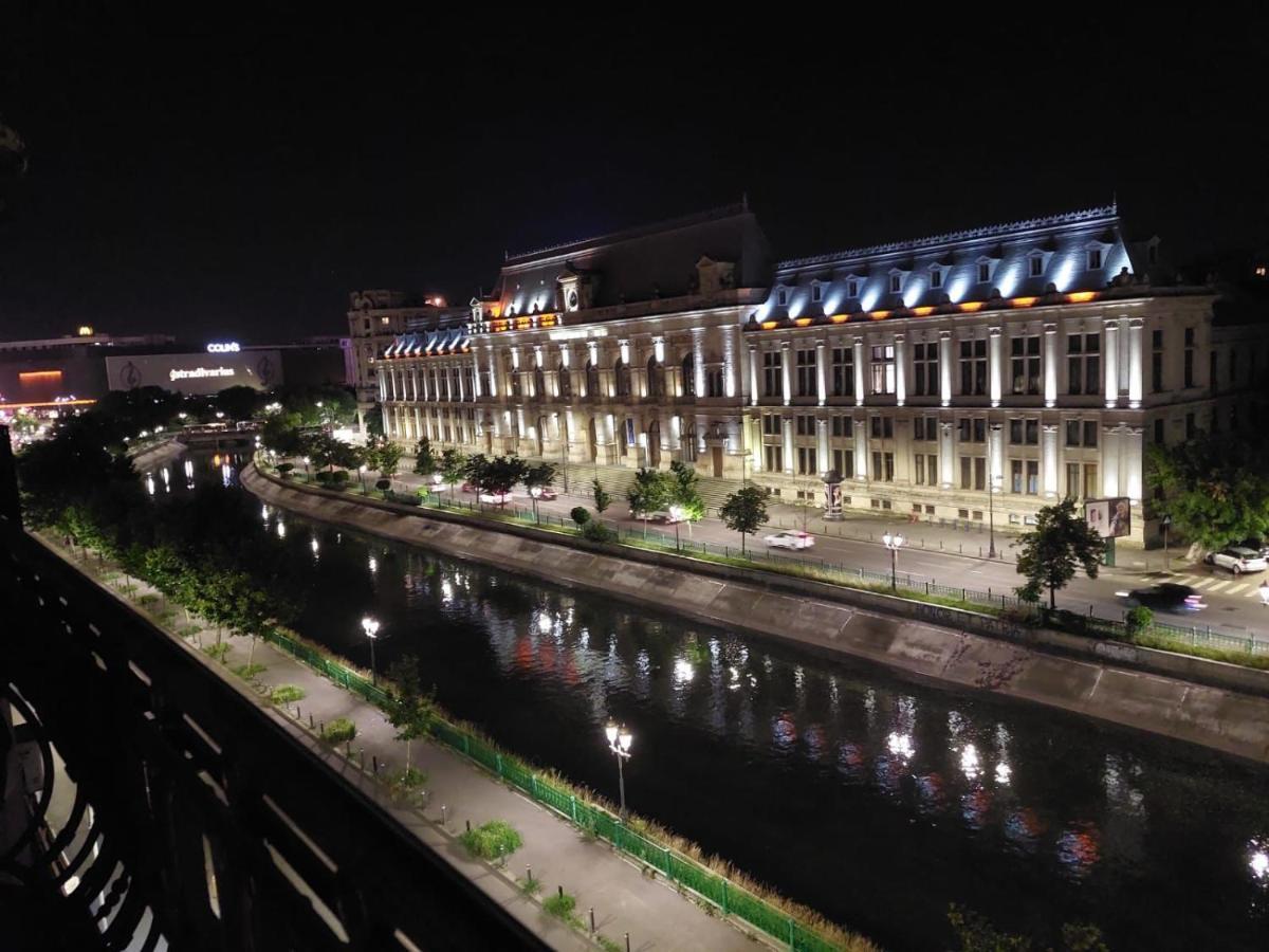 Moonlight River With Balcony Old Town * Bukarest